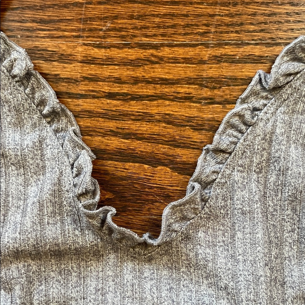 Blue Ruffled Bralette - Picture 3 of 7